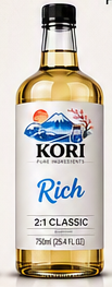 Bottle of Kori Rich Syrup, 2:1 classic